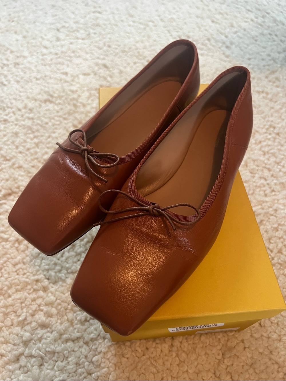 MANSUR GAVRIEL ballet flat. 38.5 maple color